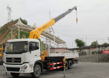 Китай Донфенг ЛХД 6кс4 вагон с краном 15 тонн, мобильный вагон с краном с телескопичным заграждением поставщик