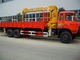 Стабилизированное Донфенг 6кс4 тележка вагона с краном 10 тонн/3 цапф для конструкционных материалов поставщик