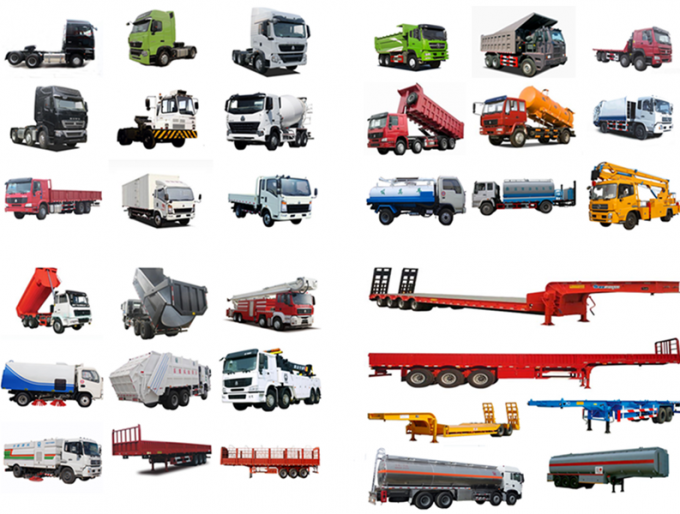 Колеса трейлера 12 стального танка углерода перехода масляной серной кислоты в-образности СИНОТРУК Хуавин семи